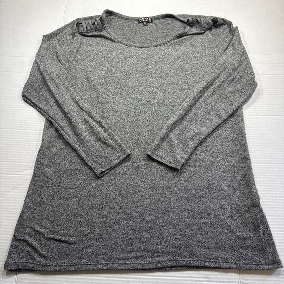 POOF Tops - Women's 2XL Shirt POOF New York Long Sleeve Crewneck (stretchy)